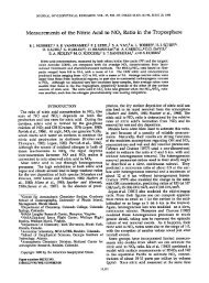 Measurements of the Nitric Acid to NOx Ratio in the ... - YorkSpace