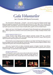 Gala Voluntarilor - Fundatia Serviciilor Sociale Bethany