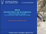 Neve - Divertirsi in sicurezza - Parco Naturale delle Prealpi Giulie