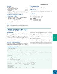 T Tetrathionate Broth Base - BVA Scientific