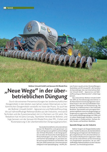 Neue Wege - Bollmer Umwelt GmbH