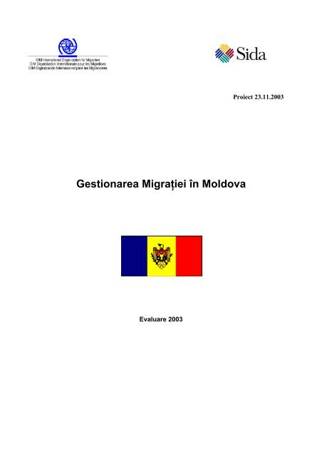 Moldova assessment - IOM Moldova