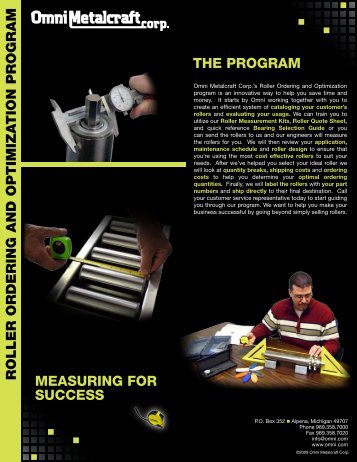 Roller Measurement Guide - Omni Metalcraft Corp.