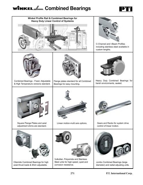 PTI Bearing Catalog - Norfolkbearings.com