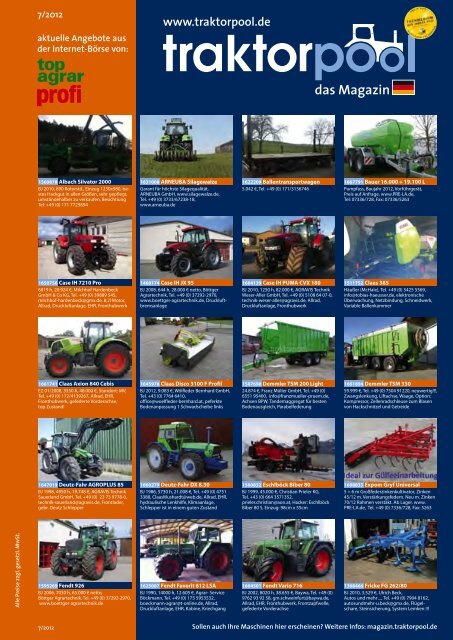 das Magazin www.traktorpool.de - traktorpool-Magazin - Traktorpool ...