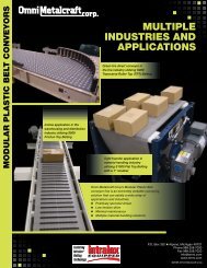 modular plastic belt brochure.pdf - Omni Metalcraft Corp.