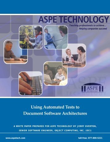 Using Automated Tests to Document Software Architectures - ASPE