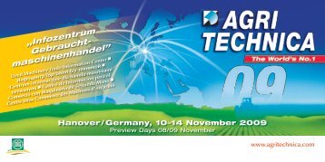 Used Machinery Trade -  Agritechnica