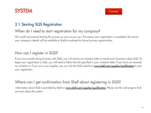 SQS - Supplier Frequently Asked Questions