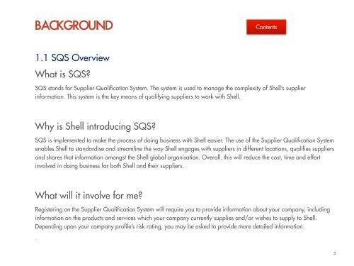 SQS - Supplier Frequently Asked Questions