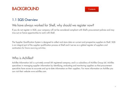 SQS - Supplier Frequently Asked Questions