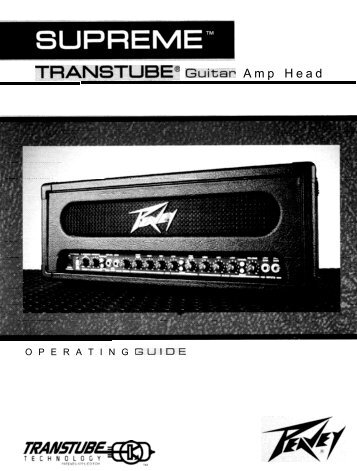 TRAN8TUB~~ ~G-;u~x;EsP Amp Head - Peavey