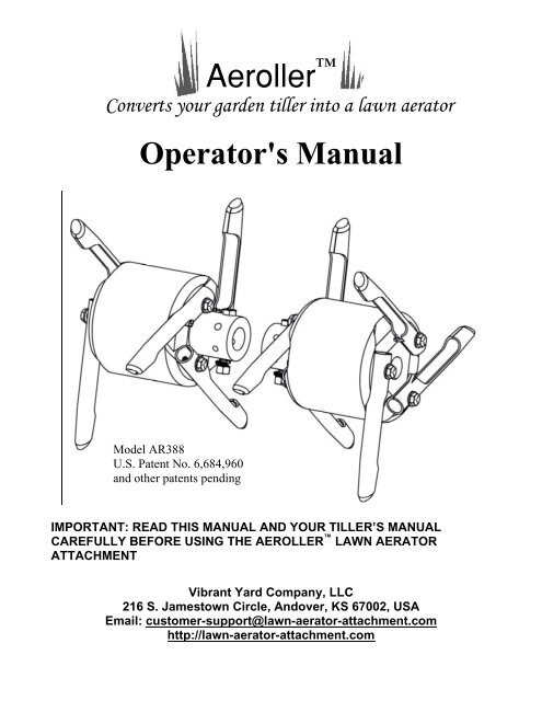 To View Aeroller Manual Lawn Aerator Attachment For Garden Tiller
