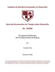 Instituto de Estudios Avanzados en Desarrollo Serie de ... - inesad