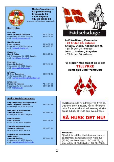 Mastekranen 2013 blad 4.pdf - Marineforeningen Slagelse