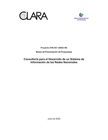 Descargue Bases en PDF - RedCLARA