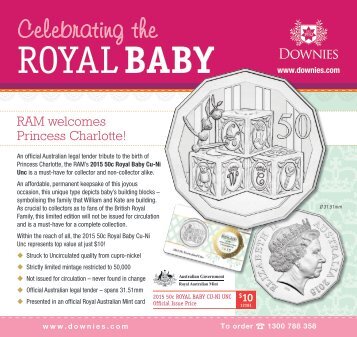 Royal Baby June 2015 Catalogue