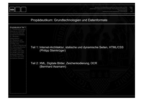 PropÃ¤deutikum - Institut fÃ¼r Dokumentologie und Editorik