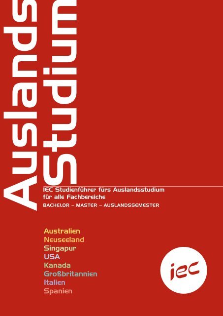 Australien Neuseeland Singapur USA Kanada ... - Universität