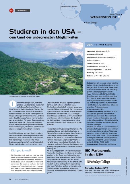 Australien Neuseeland Singapur USA Kanada ... - Universität