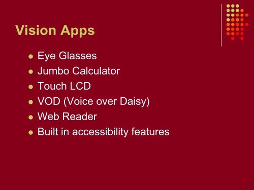 iPad apps to support Cognition - MonTECH