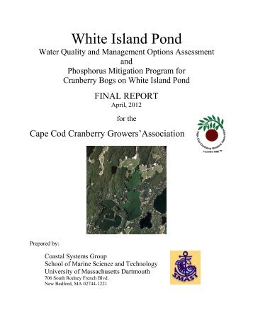 White Island Pond - Cape Cod Cranberry Growers' Association