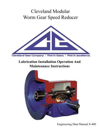 Cleveland Modular Worm Gear Speed Reducer