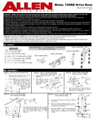 740RR Instructions - Allen Sports