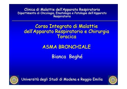 Asma bronchiale.pdf - Clinica malattie apparato respiratorio