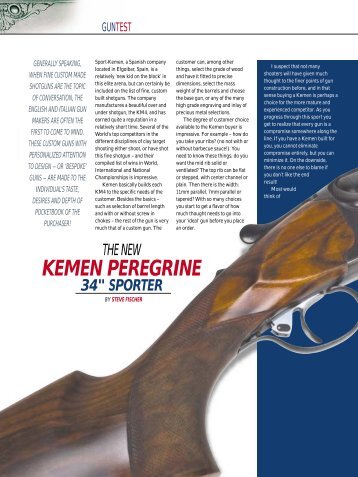 Gun Test - KM-4 Peregrine - Taastrup Jagtforening