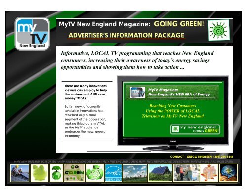MyTV New England Magazine: GOING GREEN! ADVERTISER'S ...