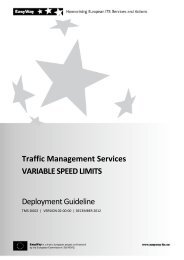 Traffic Management Services VARIABLE SPEED LIMITS ...