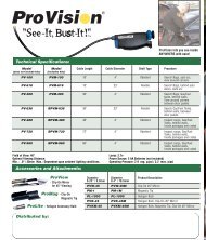 ProView Accessories and Attachments: Distributed by: Technical ...