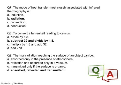 Understanding Infrared Thermography Reading 3