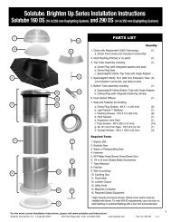 SolatubeÂ® Brighten UpÂ® Series Installation Instructions