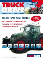 TRUCKDRIVE Agrartechnik 01/2007 - Theo Geueke GmbH