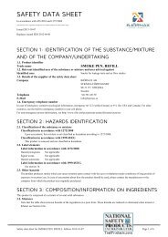 Download MSDS - National Safety Products