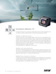 Sinarback eMotion 75 - Capture Scan Print