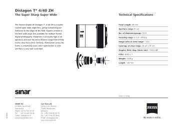 Distagon T* 4/40 ZH - Capture Scan Print