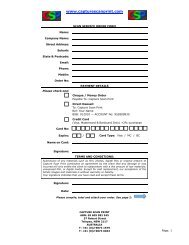 order form - Capture Scan Print