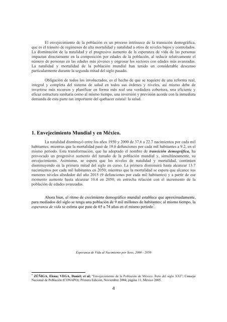 Envejecimiento DemogrÃ¡fico y Vejez del Sistema de Salud en ...