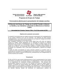 Programa de Grupos de Trabajo Convocatoria abierta para la ...