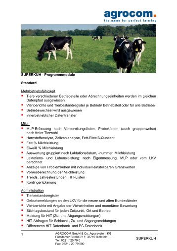 1 SUPERKUH SUPERKUH - Claas Agrosystems GmbH & Co. KG