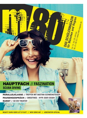 m80 - das Jugendmagazin für München und Region 6/15