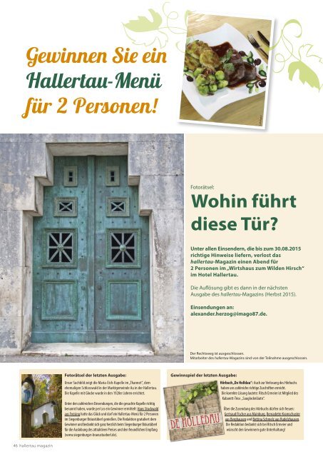 hallertau magazin 2015-1 