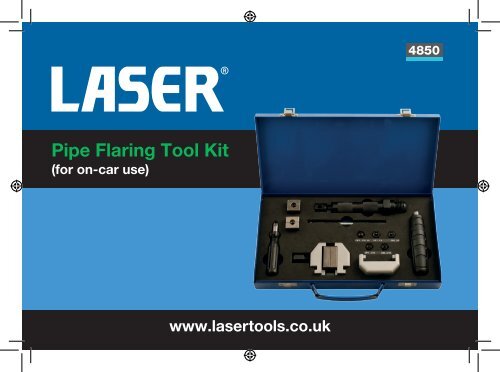 Laser 4850 Brake Pipe Flaring Tool Kit