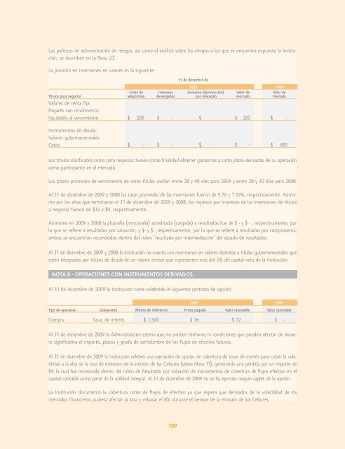 Reporte anual 2009 - Reforma