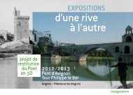 d'une rive Ã  l'autre - Le pont d'Avignon