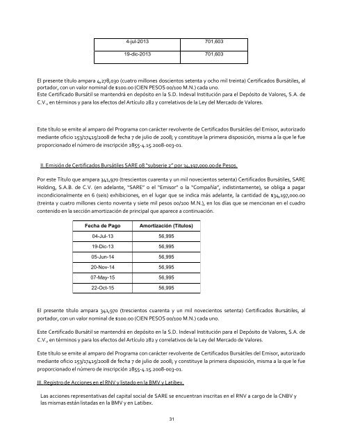 reporte anual que se presenta de acuerdo con las ... - negocios