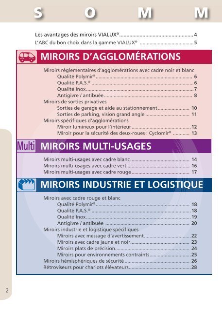 MIROIRS INCASSABLES - widling